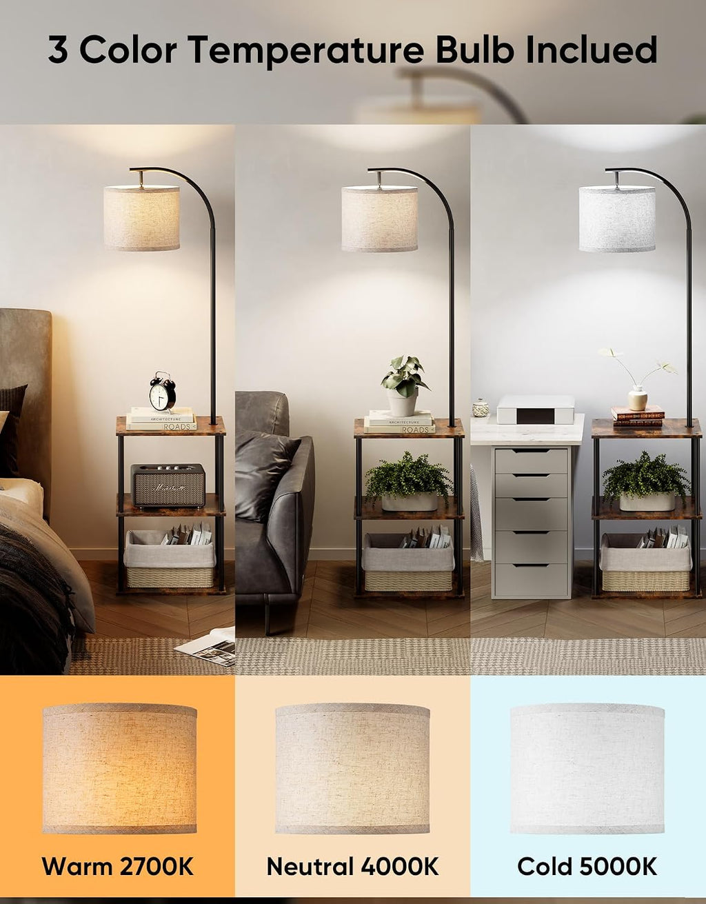 ✨ Set of 2 Modern Nightstands – Stylish Bedside & End Tables for Bedroom, Living Room & Small Spaces 🏡