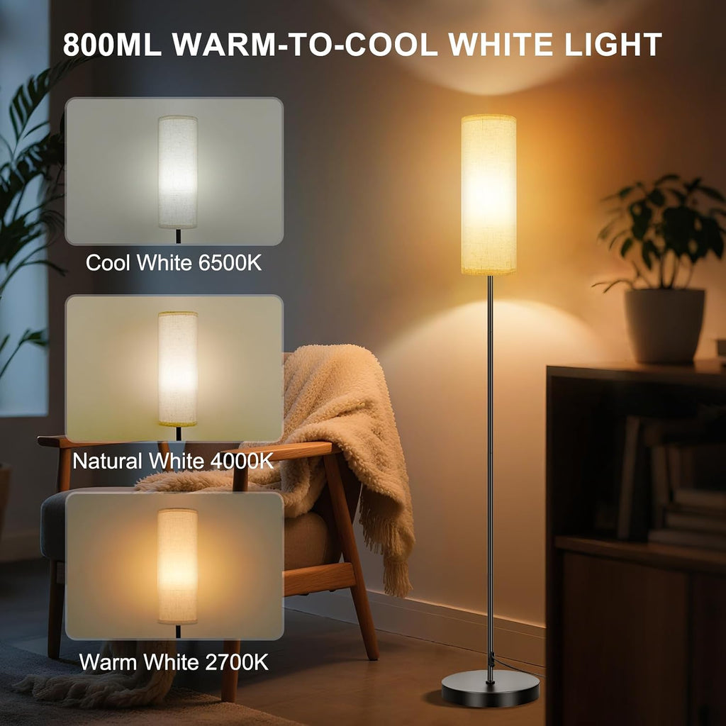 ✨ 2-Pack Smart RGB Floor Lamps – 67" Dimmable Standing Lamps with App & Remote Control, Music Sync & Color Changing for Bedroom & Living Room 🌈