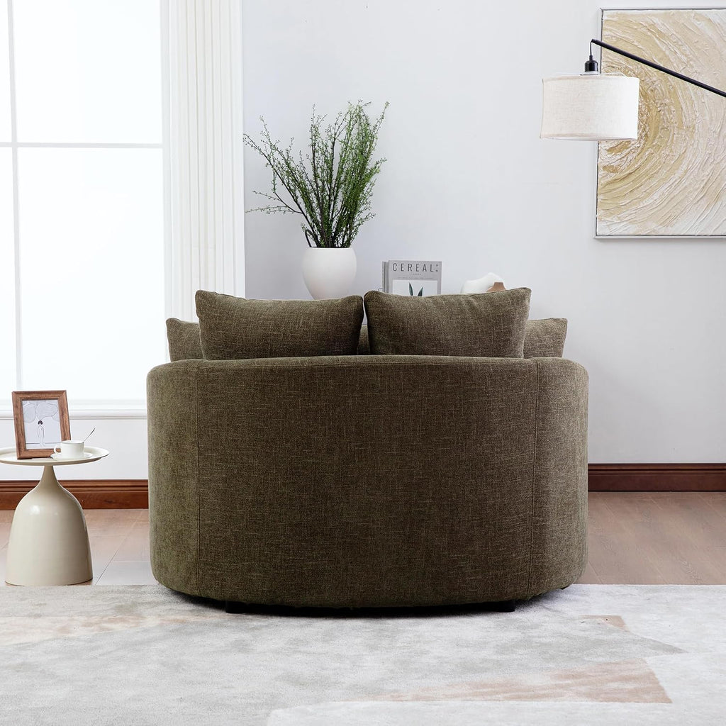 🛋️ Oversized Deep Seat Accent Chair – Plush Cozy Lounge Armchair for Living Room, Bedroom & Reading Nook ✨
