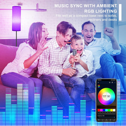 ✨ 2-Pack Smart RGB Floor Lamps – 67" Dimmable Standing Lamps with App & Remote Control, Music Sync & Color Changing for Bedroom & Living Room 🌈