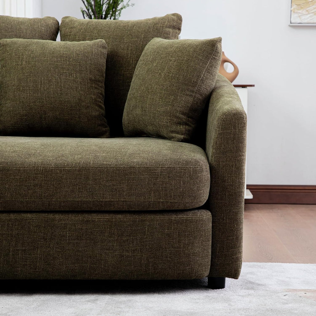 🛋️ Oversized Deep Seat Accent Chair – Plush Cozy Lounge Armchair for Living Room, Bedroom & Reading Nook ✨