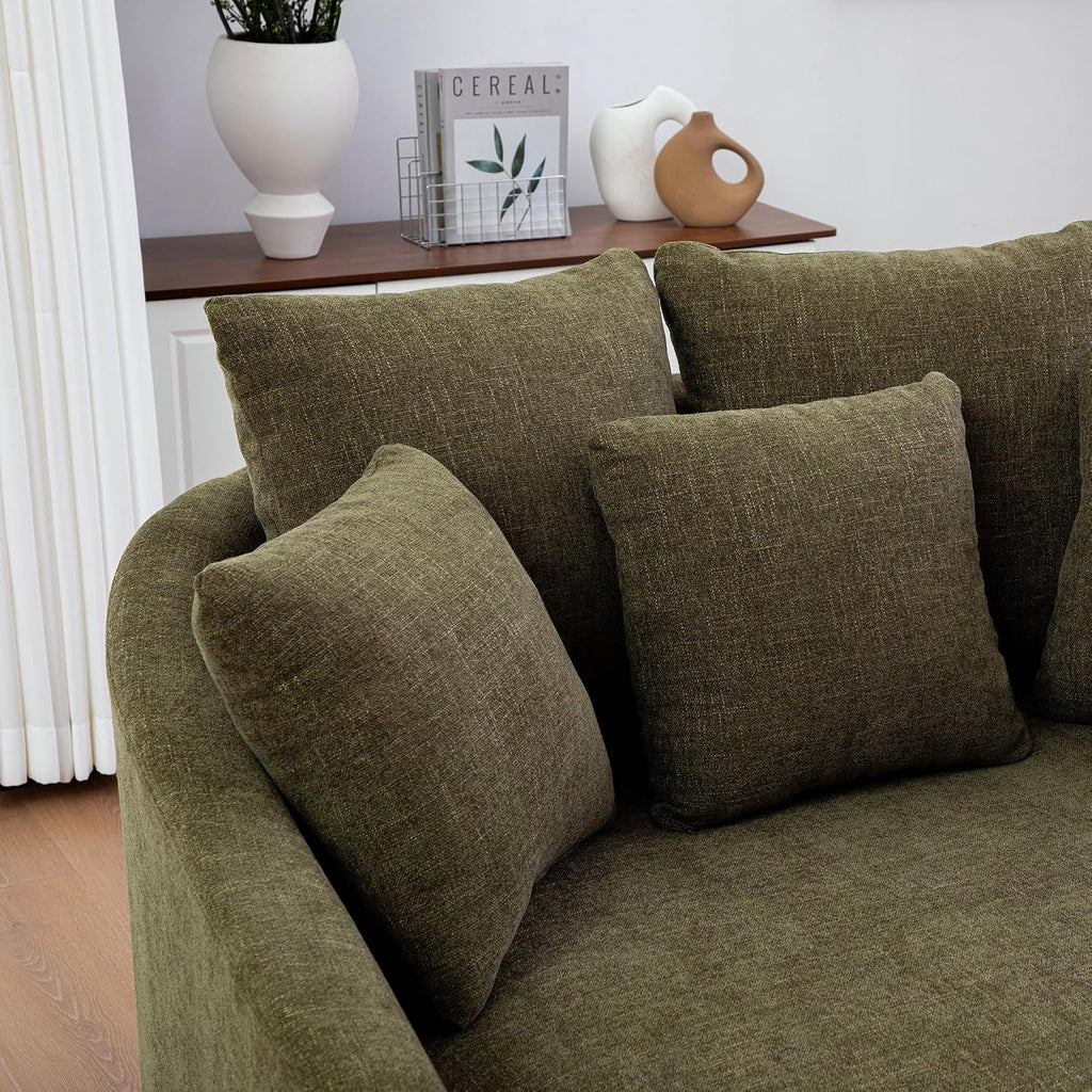 🛋️ Oversized Deep Seat Accent Chair – Plush Cozy Lounge Armchair for Living Room, Bedroom & Reading Nook ✨