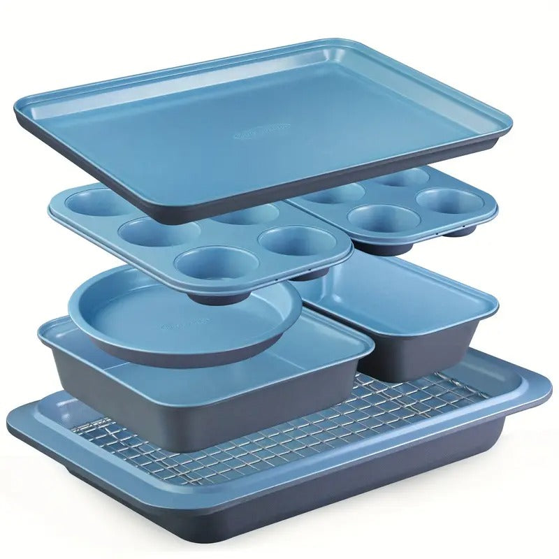 baking pans set nonstick coating ultrathick professional bi